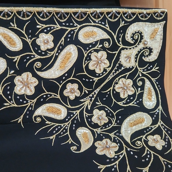 Vintage Ben Marc Int'l Embroidered Embellished Suit Blazer Size 18 - Picture 4 of 15